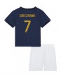 Frankrike Antoine Griezmann #7 Replika Hemmakläder Barn VM 2022 Kortärmad (+ byxor)
